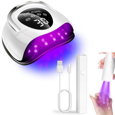 Amazon W Led Uv Light Dryer For Nails Gel Polish With Lamp