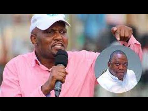 Moses Kuria Breathes Fire Asks Ndindi Nyoro And Kimani Ichungwa Not To