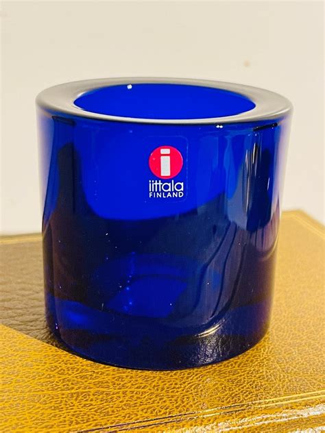 Kivi Iittala Marimekko blå Köp från cba retro antikt på Tradera