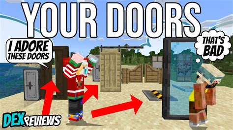 Your Doors Addon For Minecraft Bedrock Dex Reviews Youtube