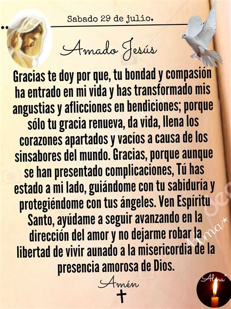 AMADO JESUS Gracias te doy por que tu bondad y compasión ha entrado en