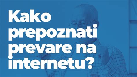 Kako Prepoznati Prevare Na Internetu Youtube