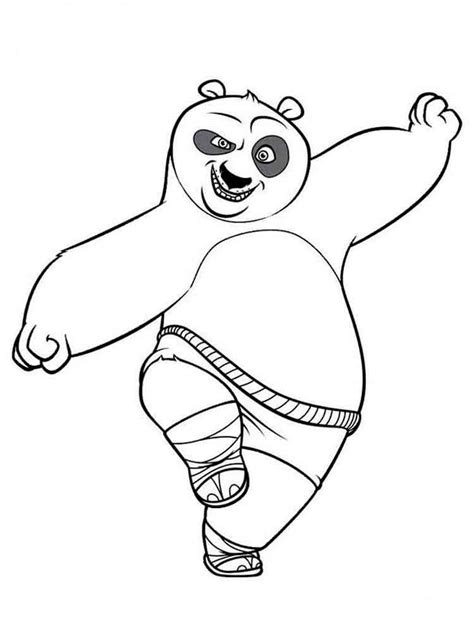 Kung Fu Panda coloring pages