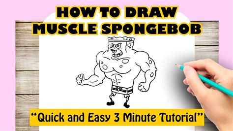 Spongebob Muscles Drawing