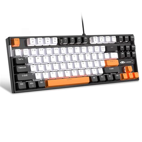 Buy MageGee75 Mechanical Gaming Keyboard With Yellow Switch LED White