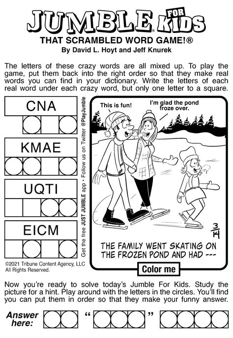 Word Puzzle Mind Exercise: Jumble Challenges | BOOMER Magazine