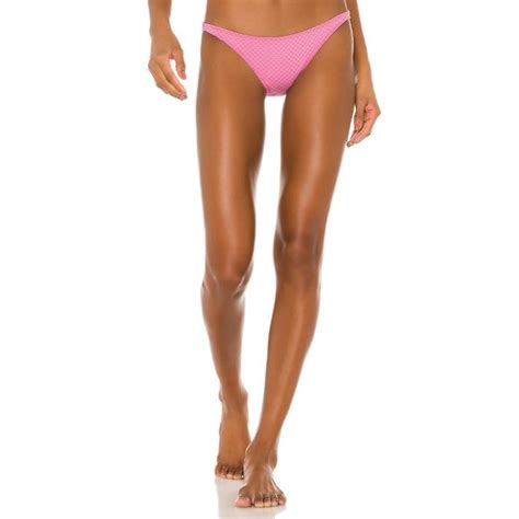 Onia Swim New Onia Ashley Bikini Bottom Size M Geo Texture Pink