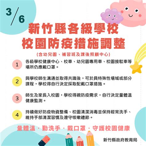 做好自主防疫 新竹縣校園3／6放寬室內戴口罩規定 生活 中時