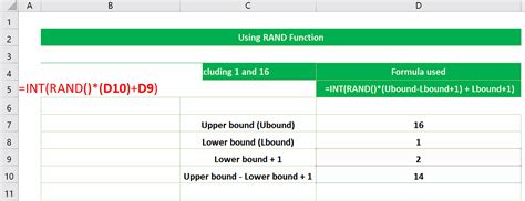 Generate Random Number From To In Excel Printable Templates Free