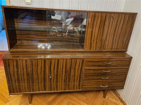 Kredens Barek szafa PRL Vintage Warszawa Mokotów OLX pl