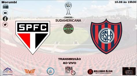 S O Paulo X San Lorenzo Aovivo Sul Americana Saopaulo Sanlorenzo