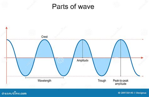 Transverse Wave Properties Of Wavelength Cartoon Vector | CartoonDealer.com #205474523