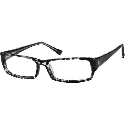 Black Rectangle Glasses 484231 Zenni Optical Zenni Optical