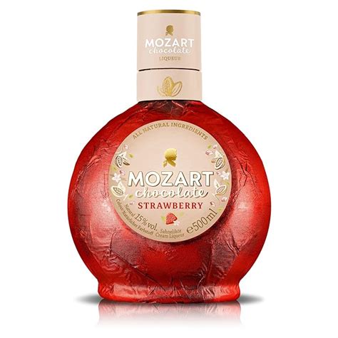 Mozart Strawberry White Chocolate Cream Liqueur Cl Amazon Co Uk