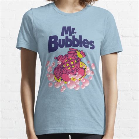 Mr Bubble Womens T Shirts And Tops Redbubble