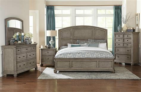 rustic gray bedroom furniture Rigley bedroom furniture rustic gray ...