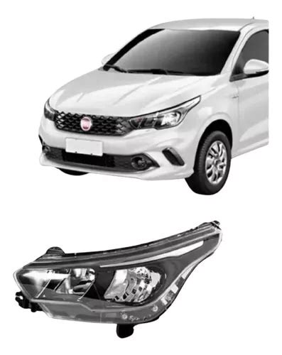 Farol Fiat Argo Cronos Led 2018 Ate 2022 Lado Esquerdo