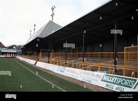 Covered Terrace At Barnet Fc Football Ground Underhill Stadium Barnet