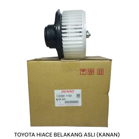 Jual Motor Blower AC Toyota Hiace Commuter Belakang KANAN Asli Denso