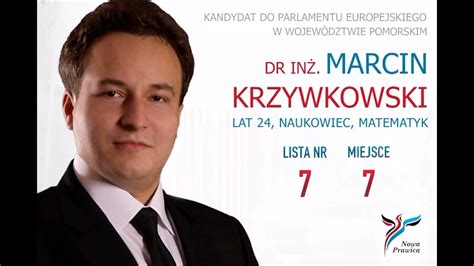 Dr Marcin Krzywkowski Spot Wyborczy Nowa Prawica Jkm Youtube