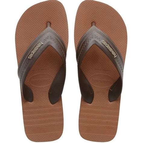 Chinelo Havaianas Masculino Hybrid Be Ferrugem Havaianas Par