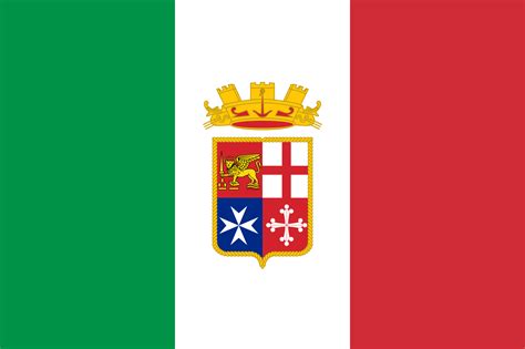 Italy Naval Ensign Flag Database