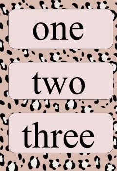 Number Posters 1-12 by Miss Abbey | TPT