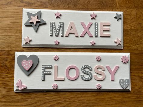 Personalised Childrens Bedroom Door Plaque Or Wall Toy Box Wooden