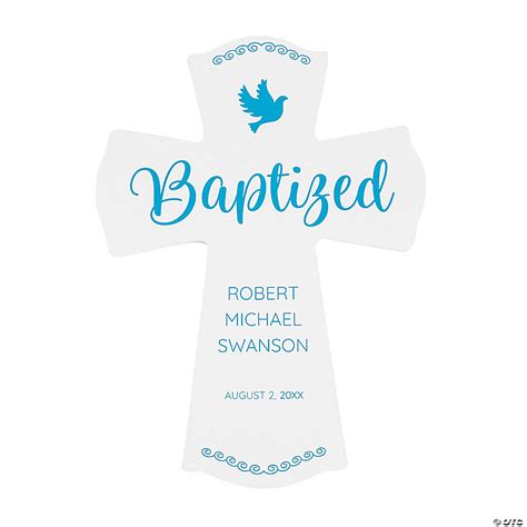 Personalized Baptism Cross | Oriental Trading