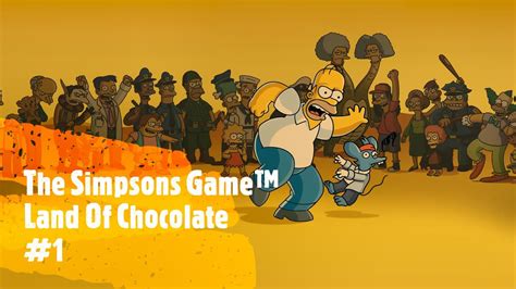 The Simpsons Game Land Of Chocolate Gameplay 1 Youtube