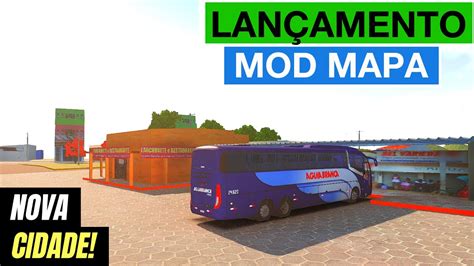 Pr Ton Bus Simulator Lan Amento Mod Mapa Rodovi Rio Real Nova