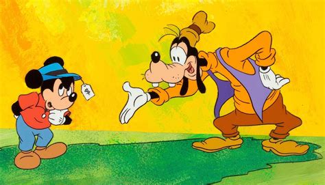 weirdland tv animation art  disneys goofy