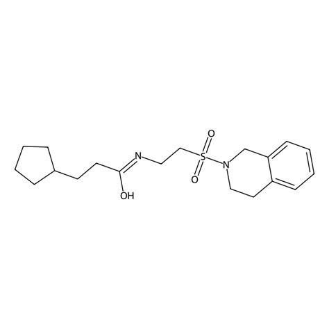 Buy Cyclopentyl N Dihydroisoquinolin H Yl Sulfonyl Ethyl