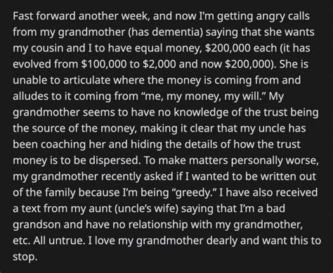 Greedy Uncle Tries To Manipulate And Intimidate His Nephew Into Giving Up Half Of His 400000