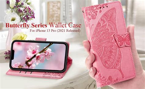 Krhgeik For Iphone 13 Pro Case Wallet For Womenflip Folio