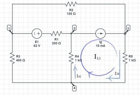 circuit analysis - Loop current of the loop containing a current source ...