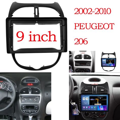 Wqlsk Inch Din Car Dashboard Frame Car Dvd Frame Radio Panel Frame