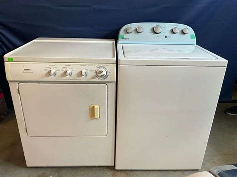 Whirlpool Top Load High Efficiency Washer Model Wtw5000dw1 And Kenmore Dryer With Electronic