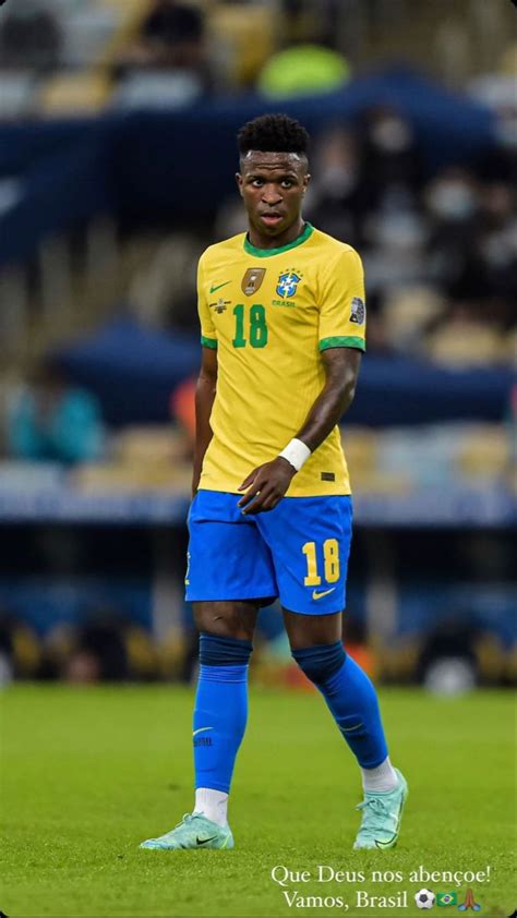 🟦🟨vinicius Jr🟨🟦 Vinicius Jr Copa Do Mundo Fotografia De Futebol