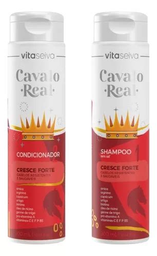 Kit Shampoo Condicionador Vita Seiva Cavalo Real 300ml MercadoLivre