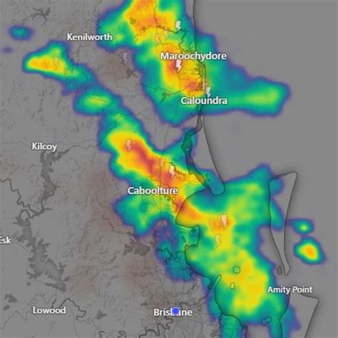 Qld Weather Storms Lash South East Queensland With 57 000 Lightning Strikes 46mm Falls The