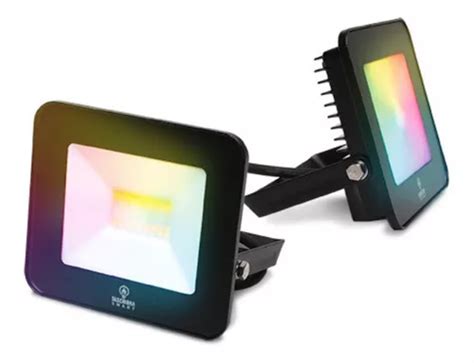 Carcasa Led Inteligente Taschibra Wi Fi W Cct Rgb Color Negro