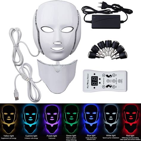 Colourful Led Beauty Mask Beauty Personal Care Face Face Care On