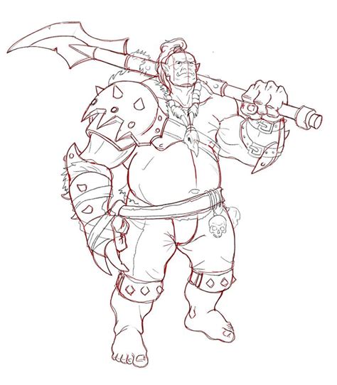 How To Draw An Ogre Learn To Draw A Fantasy Ogre