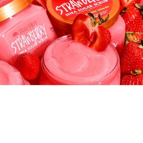 Tree Hut Shea Sugar Exfoliating Body Scrub Strawberry 18 Oz