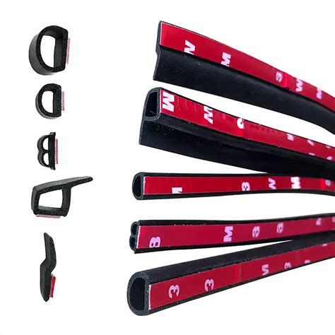 Extruded Epdm Cellular Rubber Sealing Strip For Car Doors And Windows