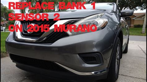 Replace O Sensor Bank Sensor On Murano Ltr Youtube