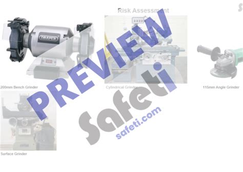 Abrasive Wheels Risk Assessment Plus Free Cpd Training