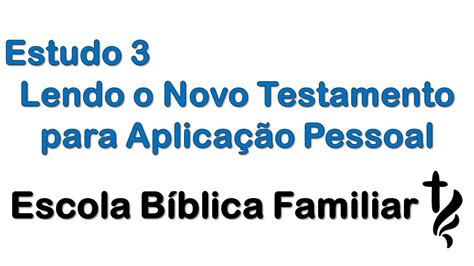 Estudo Lendo O Novo Testamento Para Aplica O Pessoal Romanos