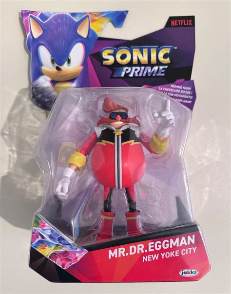 Jakks Sonic The Hedgehog Sonic Prime Mr Dr Eggman New Yoke City